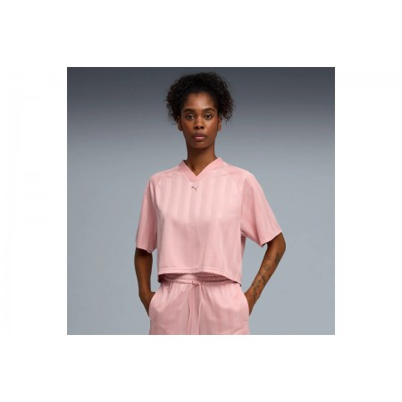 Puma League Cropped T-Shirt Γυναικείο (528483 26)