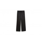 Puma League Wide Leg Γυναικείο Παντελόνι Φόρμας Μαύρο