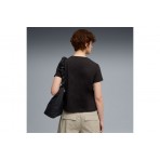 Puma Strong Cross Back Γυναικείο Κοντομάνικο T-Shirt Μαύρο