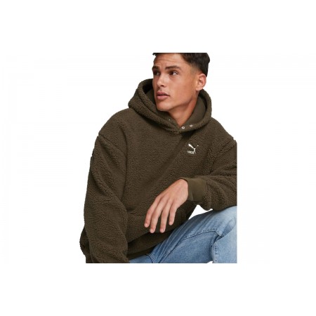 Puma Classics Sherpa Hoodie Ανδρικό 