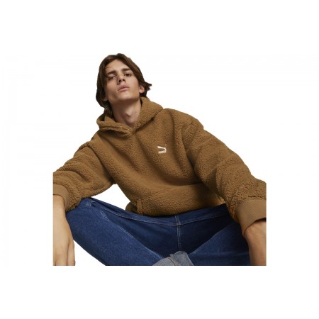 Puma Classics Sherpa Hoodie Ανδρικό 