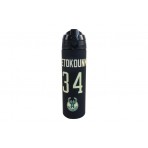 Back Me Up NBA Milwaukee Bucks Giannis Antetokounmpo 34 Παγούρι Μαύρο, Πράσινο, Εκρού 700Ml