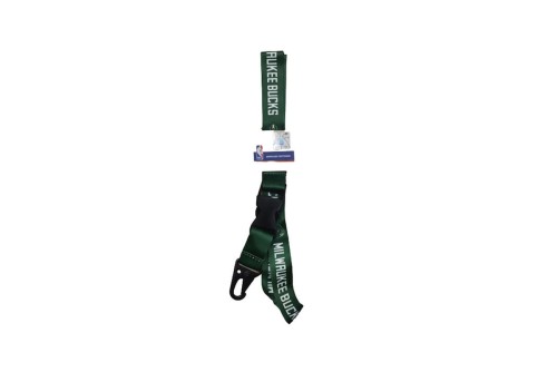 Back Me Up Nba Long Lanyard Keychain Μπρελόκ (558-51516 BUCKS GREEN)