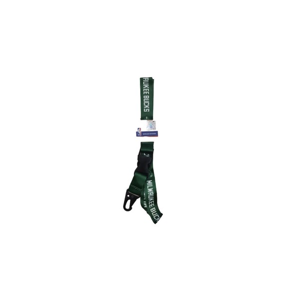 Back Me Up Nba Long Lanyard Keychain Μπρελόκ (558-51516 BUCKS GREEN)