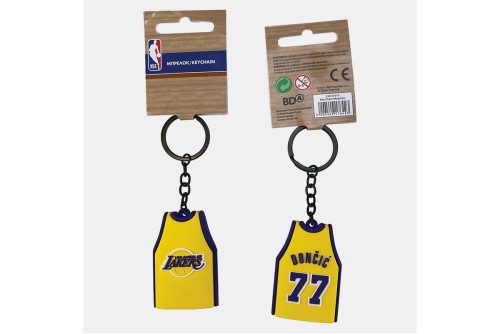 Back Me Up Nba Jersey Lakers Luka Doncic 77 Μπρελόκ Μόδας (558-57519 DONCIC 77)