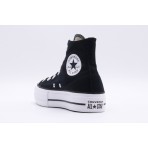 Converse Chuck Taylor All Star Lift Sneakers Μαύρα, Λευκά