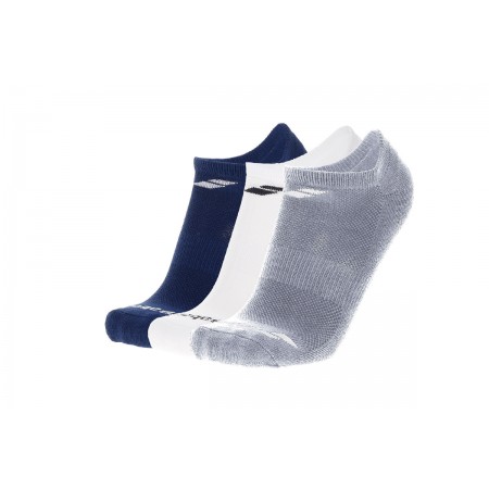 Babolat Invisible 3 Pairspack Socks Κάλτσες Κοντές 3-Τεμάχια 