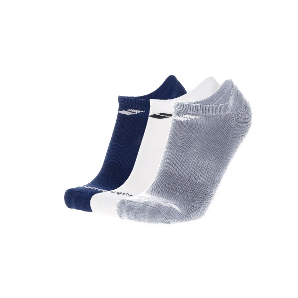Babolat Invisible 3 Pairspack Socks Κάλτσες Κοντές 3-Τεμάχια (5UA1461 1033)