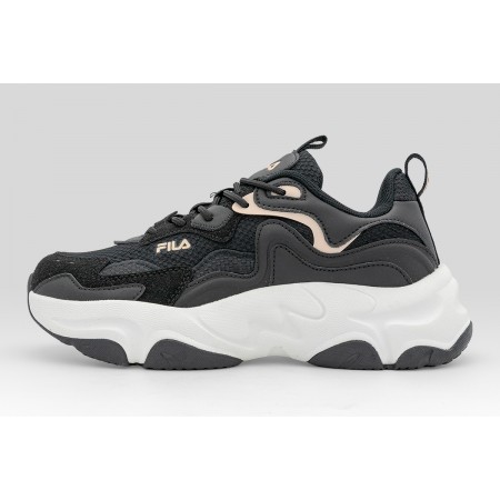 Fila Mayra 2 Memory Γυναικεία Sneakers Μαύρα, Λευκά