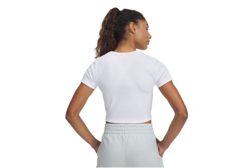 Under Armour Rival Rib Baby Cropped T-Shirt Γυναικείο (6000264 100)