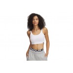 Under Armour Rival Rib Baby Γυναικείο Αμάνικο Crop Top Λευκό