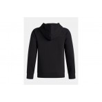 Under Armour Rival Fleece Flamin Wordmark Παιδικό Hoodie Μαύρο