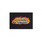 Under Armour Rival Fleece Flamin Wordmark Παιδικό Hoodie Μαύρο