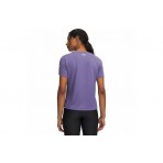 Under Armour Tech Wordmark Tape Γυναικείο Κοντομάνικο T-Shirt Μωβ
