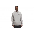 Under Armour Rival Fleece HBR Logo Ανδρικό Φούτερ με Κουκούλα Γκρι
