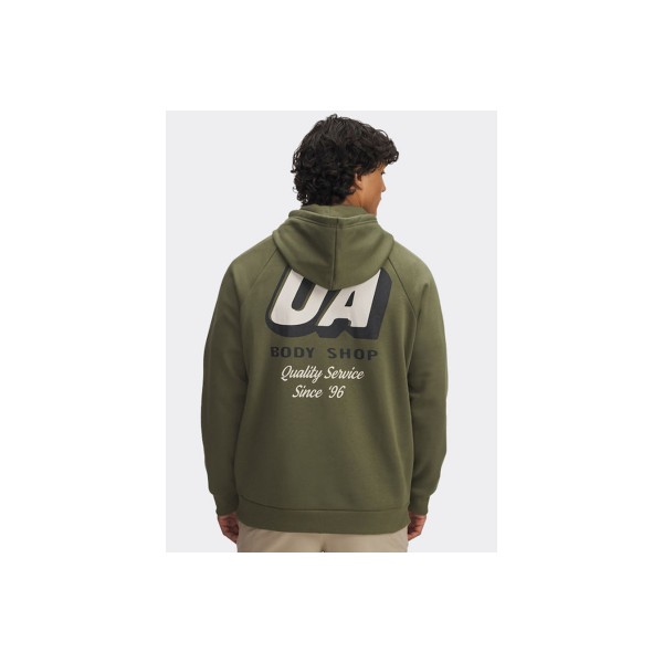 Under Armour Rival Fleece Hbr Logo Hoodie Ανδρικό (6003955 390)