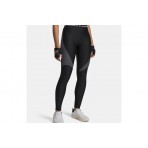 Under Armour Heatgear Rib Γυναικείο Μακρύ Κολάν Μαύρο, Ανθρακί
