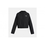 Under Armour Rival Woven Γυναικείο Ελαφρύ Μπουφάν Μαύρο