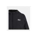 Under Armour Rival Woven Γυναικείο Ελαφρύ Μπουφάν Μαύρο