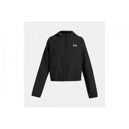 Under Armour Rival Woven Γυναικείο Ελαφρύ Μπουφάν Μαύρο