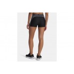 Under Armour Heatgear Rib Γυναικείο Κοντό Κολάν Μαύρο, Γκρι Σκούρο