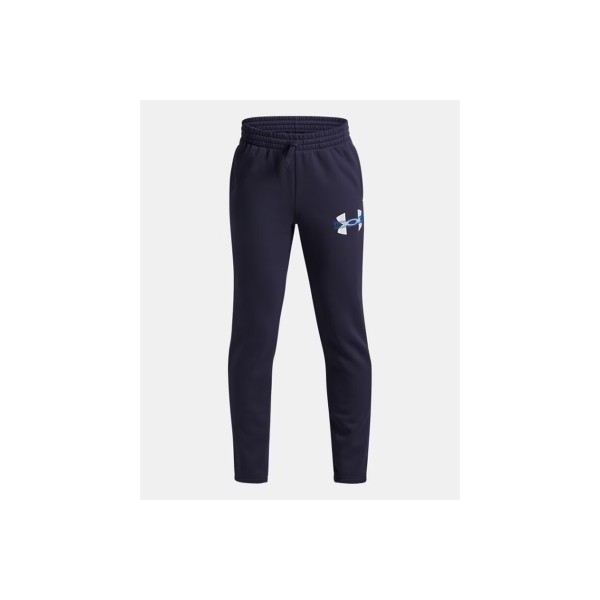 Under Armour Rival Fleece Colorblock Graphic Παντελόνι Φόρμας (6004995 403)