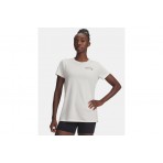 Under Armour Project Rock Graphic Γυναικείο Κοντομάνικο T-Shirt Εκρού