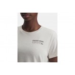 Under Armour Project Rock Graphic Γυναικείο Κοντομάνικο T-Shirt Εκρού