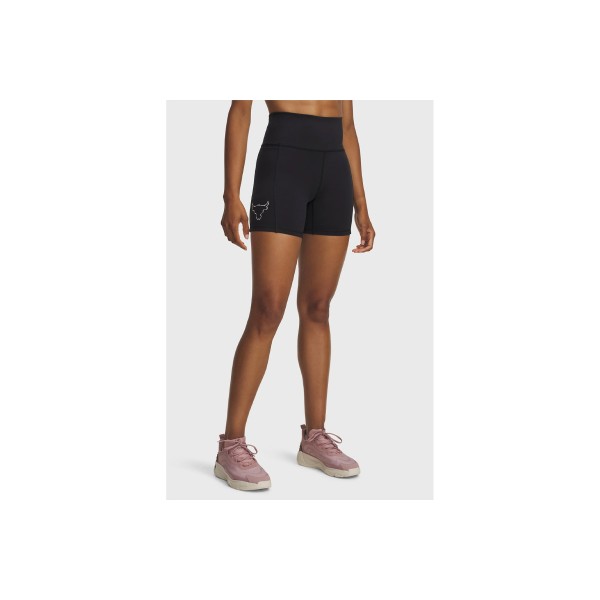 Under Armour Project Rock Middle Κολάν Κοντό Γυναικείο (6005086 002)