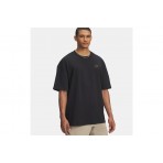 Under Armour Woven Label Heavyweight Ανδρικό Κοντομάνικο T-Shirt Μαύρο