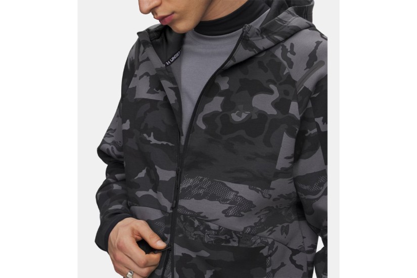 Under Armour Unstoppable Fleece Camo Ανδρική Ζακέτα με Κουκούλα