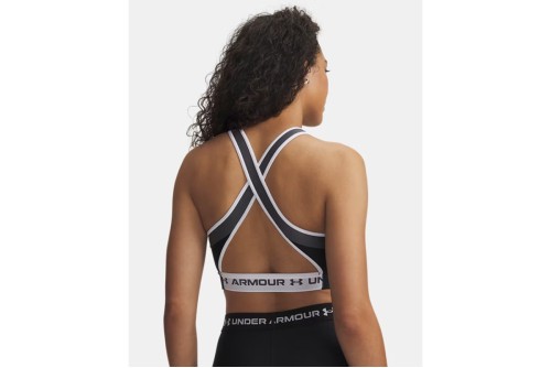 Under Armour Crossback Mid Open Back Μπουστάκι Γυναικείο (6005838 004)