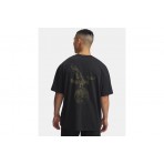 Under Armour Project Rock Q4 Ανδρικό Κοντομάνικο T-Shirt Μαύρο