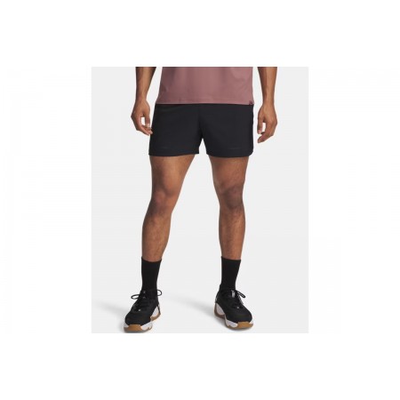 Under Armour Project Rock Ultimate Ανδρικό Αθλητικό Σορτς Μαύρο