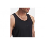 Under Armour Project Rock Iso-Chill Ανδρική Αμάνικη Μπλούζα Μαύρη