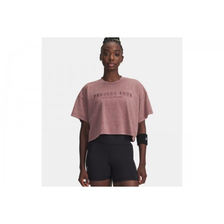 Under Armour Project Rock Γυναικείο Crop T-Shirt