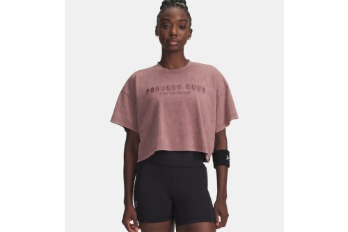 Under Armour Project Rock Statement Graphic Crop T-Shirt Γυναικείο (6007507 651)