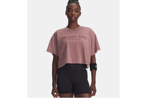 Under Armour Project Rock Statement Graphic Crop T-Shirt Γυναικείο (6007507 651)