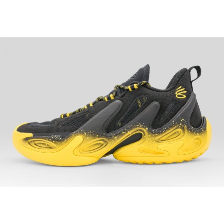 Under Armour Curry 13 Ανδρικά Μπασκετικά Παπούτσια Μαύρα, Κίτρινα