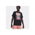 Under Armour Logo Collage Ανδρικό Κοντομάνικο T-Shirt Μαύρο