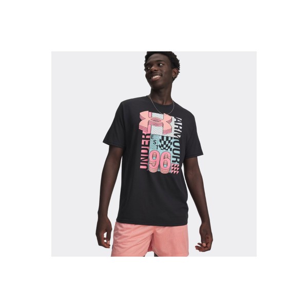 Under Armour Logo Collage T-Shirt Ανδρικό (6009244 001)