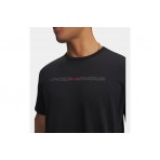 Under Armour Blur Wordmark Ανδρικό Κοντομάνικο T-Shirt Μαύρο