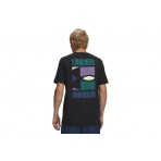 Under Armour Block Logo Ανδρικό Κοντομάνικο T-Shirt Μαύρο