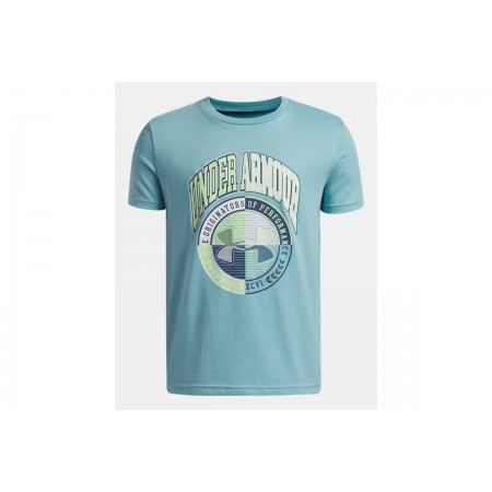 Under Armour Varsity Crest Παιδικό Κοντομάνικο T-Shirt Τυρκουάζ, Διάφορα Χρώματα
