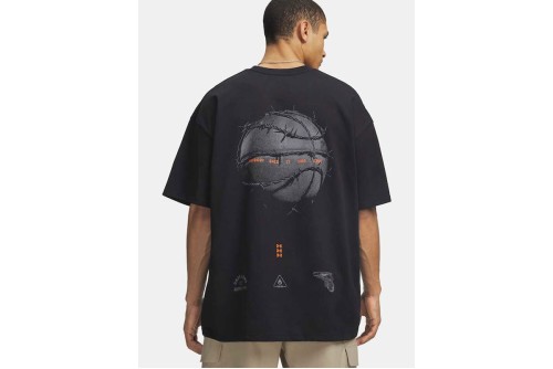 Under Armour Heavyweight Hoops Photoreal T-Shirt Ανδρικό (6009329 001)