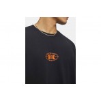 Under Armour Heavyweight Hoops Photoreal Ανδρικό Κοντομάνικο T-Shirt Μαύρο, Πορτοκαλί