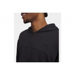 Under Armour Rival Lightweight Ανδρική Ζακέτα με Κουκούλα Μαύρη
