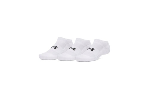 Under Armour Performance Cotton No Show Κάλτσες Κοντές 3 Ζευγάρια (6009683 100)
