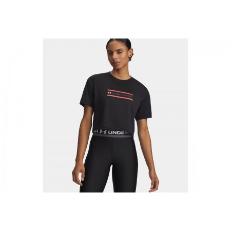 Under Armour Tech Branded Cropped T-Shirt Γυναικείο 