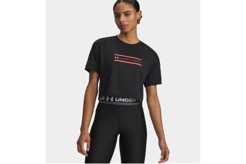 Under Armour Tech Branded Cropped T-Shirt Γυναικείο (6009987 001)